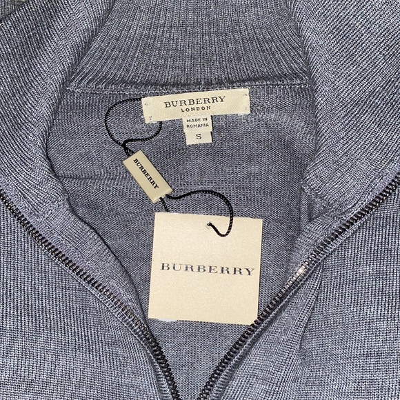 Burberry Merino wool quarter zip sweater - Picture 2 of 10